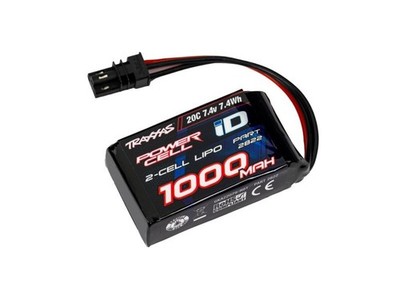 LiPo Power Cell 7,4V 1000 mAh 2S 20C   iD-Stecker Traxxas TRX2822