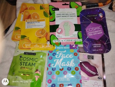 Facial Masks & Eye Strips Mixed Lot of 7 NEW