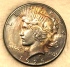 1926-S PEACE DOLLAR TONED    (NICE GIFT)