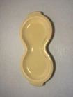 Fiesta Yellow Figure 8 Creamer and Sugar Under Plate Tray