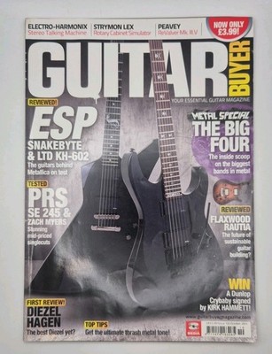 Guitar Buyer Magazine Issue 122 October 2011 ESP Kirk Hammett