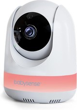 Babysense Zusatzkamera 1080p für Video Babyphone MaxView Nachtsicht Weiß