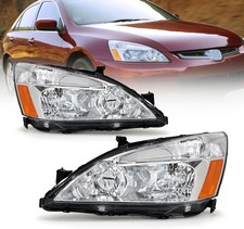 Headlight Assembly Compatible With 2003- 2007 Accord Headlamp Oepair