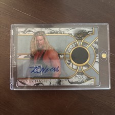 KEVIN NASH 2018 Topps Legends WWE AUTO/Relic #ASR-KN Silver #/50 