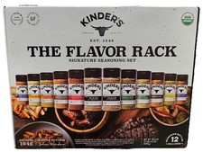 Kinder  s The Flavor Rack Signature Seasoning Set, Contains 12 Bottles, Christmas