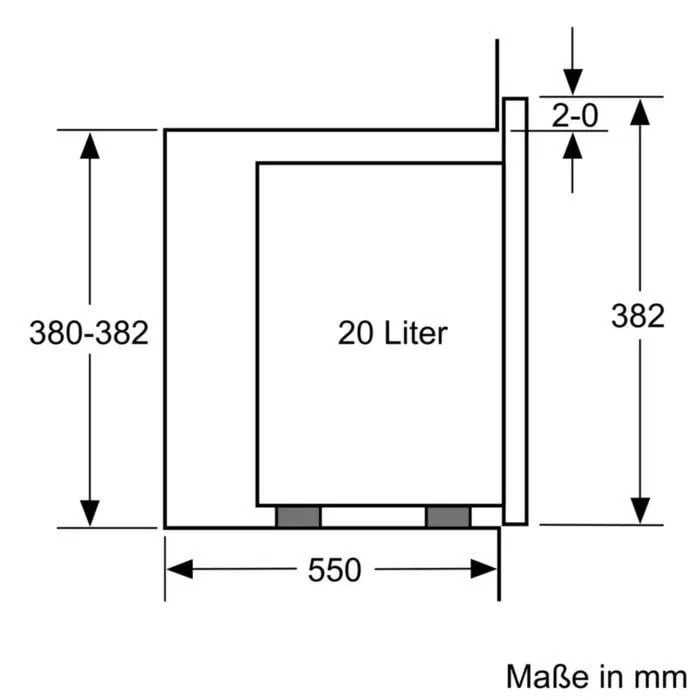 Siemens iQ500 BF525LMB1 Einbau-Mikrowelle Schwarz, Edelstahl - Bild 3 von 4