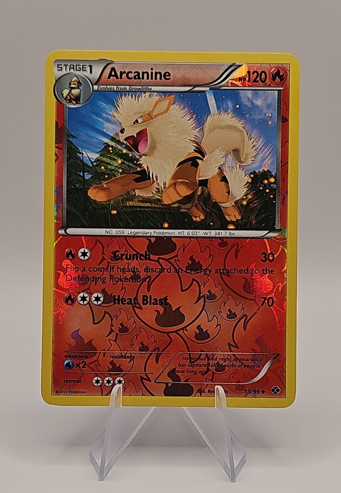 Arcanine 13/99 Next Destinies Reverse Holo