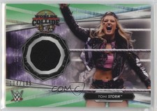2021 Topps WWE Mat Relics NXT Worlds Collide Light Green 104/199 Toni Storm 1t3