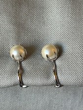 cultra cultured pearl 1/20 gf screwback earrings