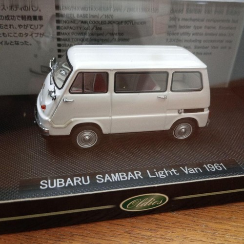 Eblo Subaru Sambar Light Van 1961 Ivory 1/43 - Picture 3 of 13