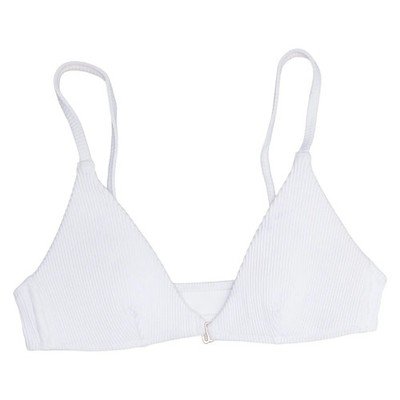 White Fox Swim, Bikinioberteil, Größe: S, Weiß, Einfarbig, Damen #lWt