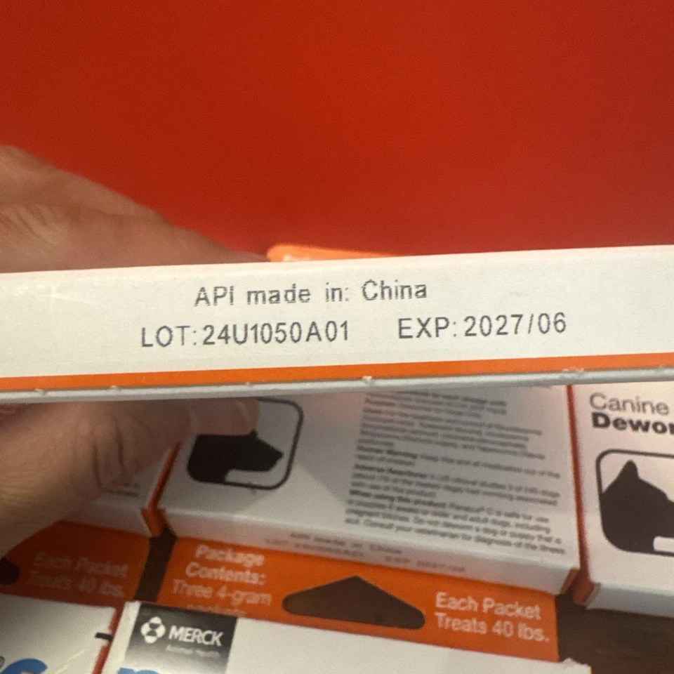 10x Panacur C 4 gram Canine 40lbs Dewormer Treatment 3 packets Per Box Exp 06/27 - Image 4 of 4