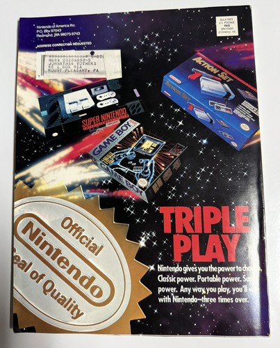 Nintendo Power Magazine Vol 28 Sept 1991 F-Zero Poster & Super Mario World SNES - Bild 7 von 8