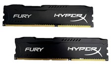 Kingston HyperX Fury 8GB (2x4GB) DDR3-1600 RAM Arbeitsspeicher HX316C10FBK2/8