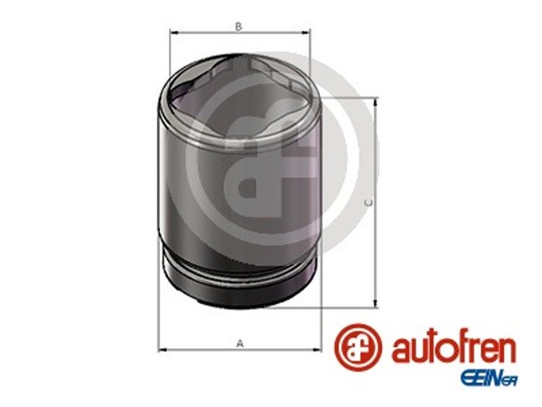 Kolben Bremssattel Autofren Seinsa D025684 FüR VW Golf 5G1 BMW Audi Ford Seat 7-image
