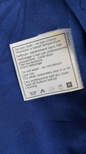 CHANEL 07PF Royal Blue Trim CC Buttons Wool Jacket Karl Lagerfeld 42 US10