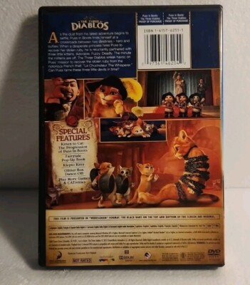 Puss In Boots: The Three Diablos (DVD, 2012) Dreamworks USA | eBay