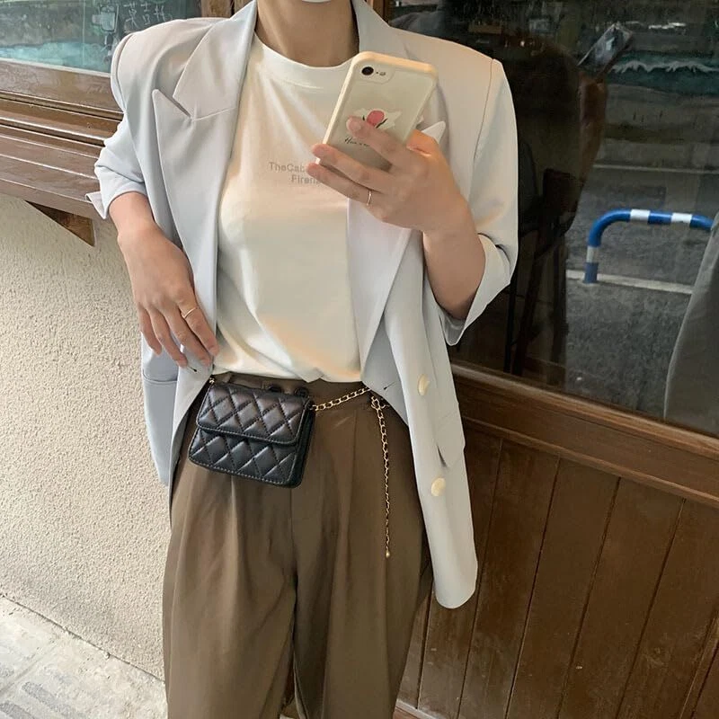 Waist Bag Mini Belt Bag for Women Mini Crossbody Bag Y2k Accessories Belt Pur...