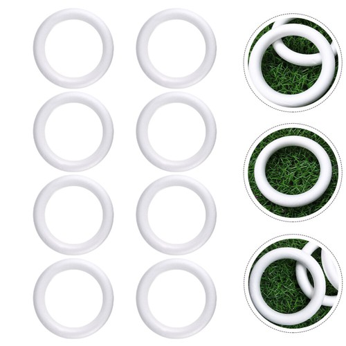 8pcs DIY Round Foam Ring Handmade Wedding Party Decor DIY Wreath Foam Rings