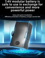 RC ERA C032 (UH-1 Huey) Helicopter 1/48 3D Six-Channel 7.4V 400mAh Battery