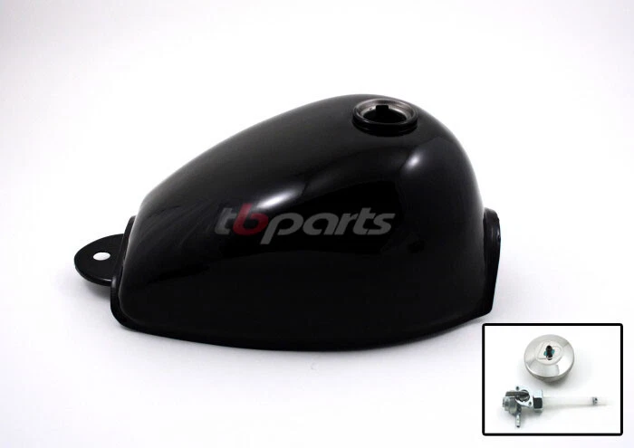 Honda Z50 Z 50 R Gas Fuel Tank W/Cap & Valve Black 1979-1987 TB Parts TBW0558