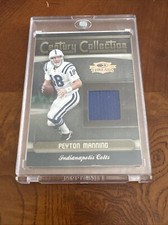 2006 Donruss Threads Century Collection Peyton Manning Game Jersey Card # 23/25