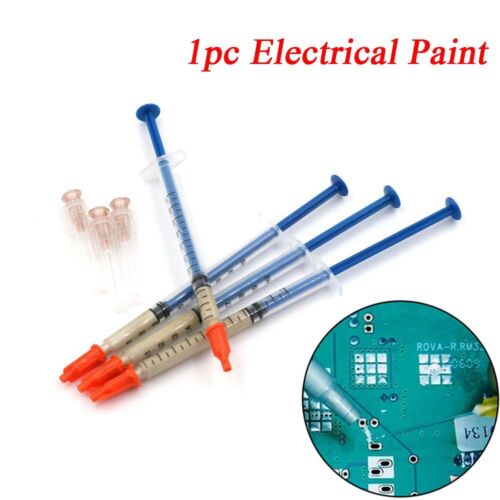 Tablero adhesivo conductor plateado alambre pintura eléctrica pasta de conducción - Imagen 1 de 10