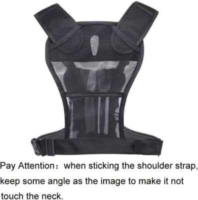 Multi Camera Carrying Photographer Vest With Locking System Black