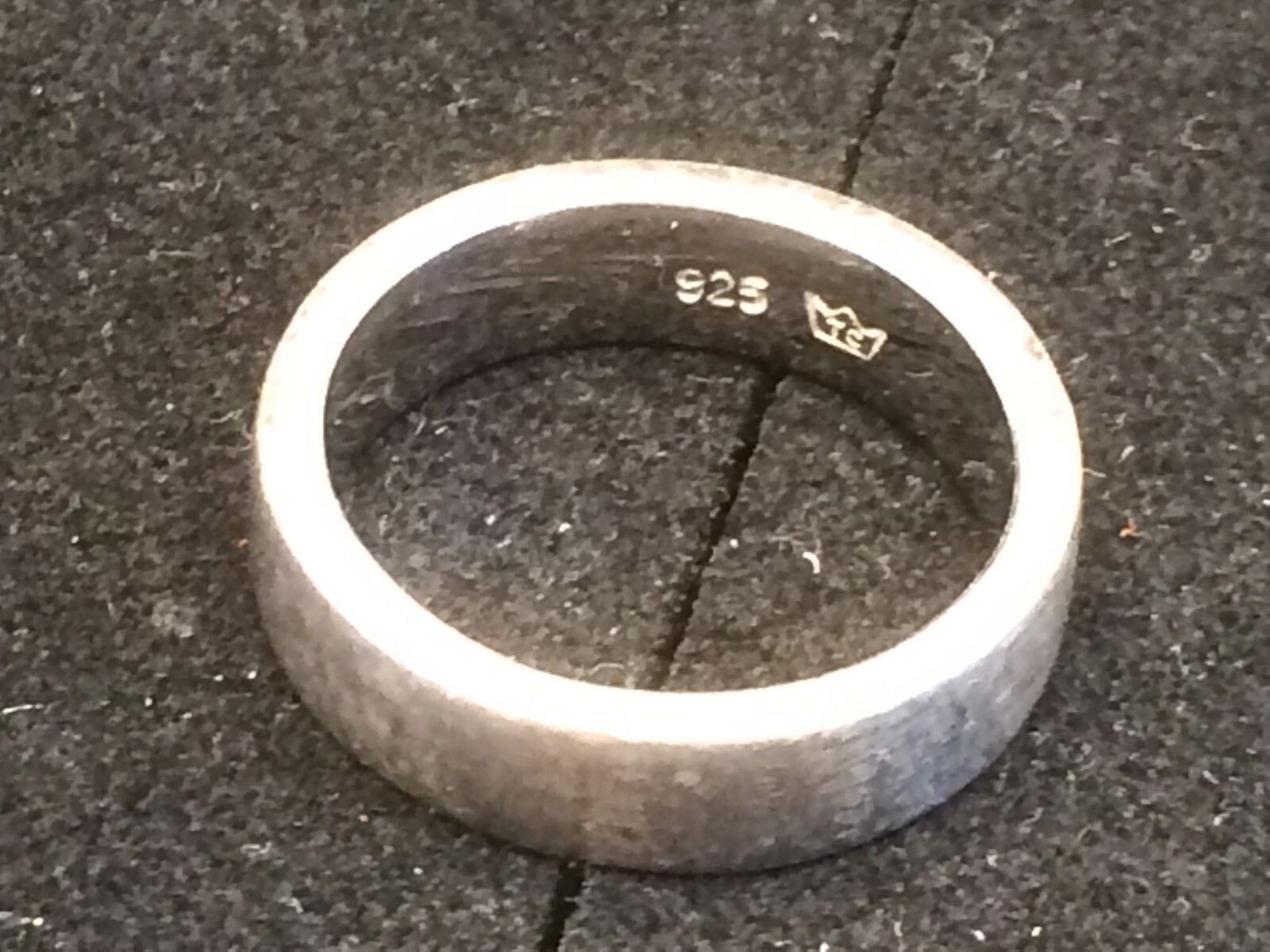 Solid Silver Ring Ring 925 Hallmarked Silver 7.4g… - image 7