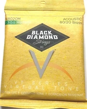 Black Diamond Guitar Strings Acoustic Medium Brass Wound 13-56
