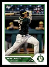 2023 Topps Pro Debut #PD-48 Henry Bolte Card ACL Athletics