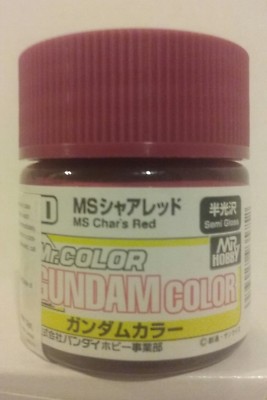Gunze Sangyo Mr Color Gundam Color MS11 – Char’s Red, Solvent Based Acrylic, Made In Japan