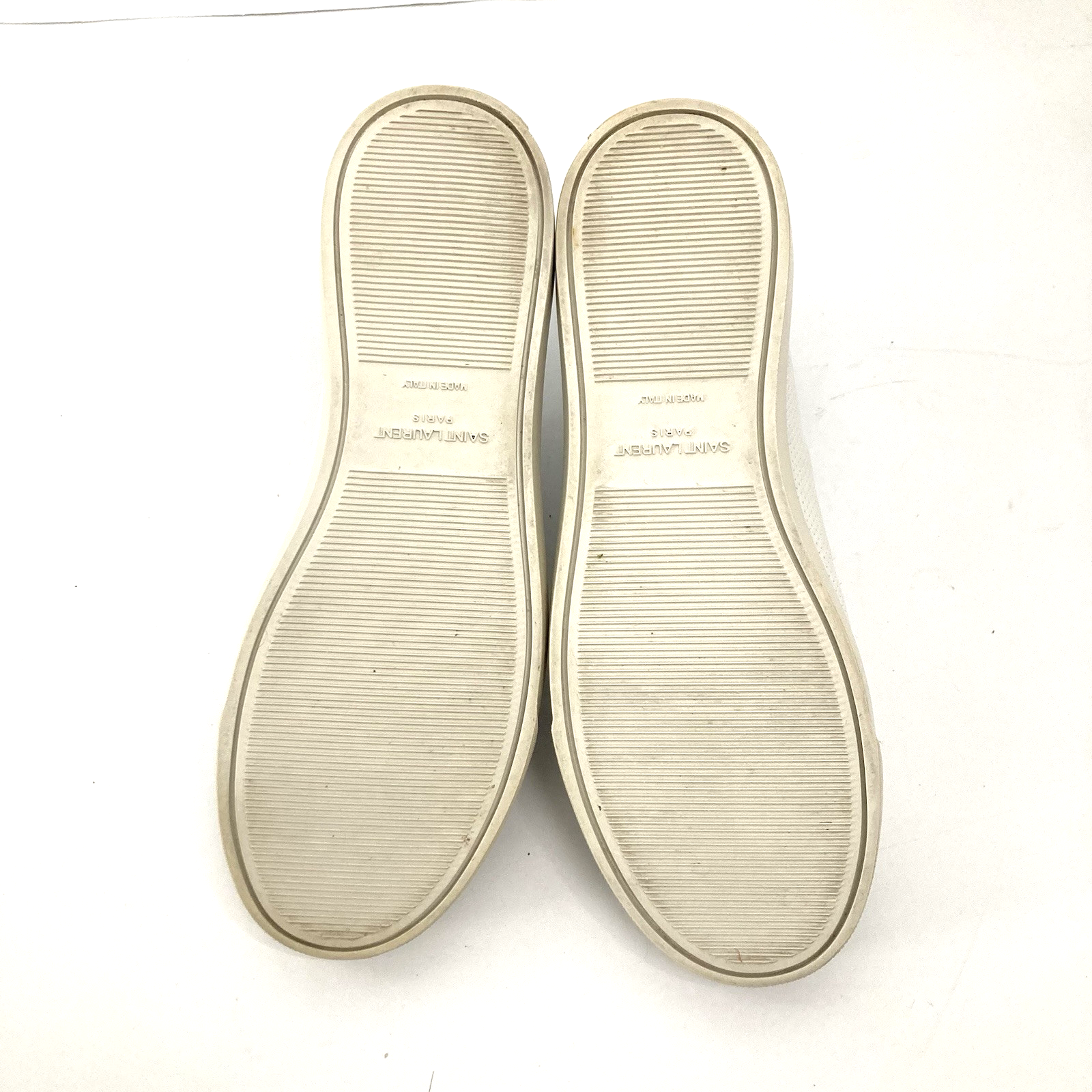 Saint Laurent Andy Sneakers scarpe da donna classiche basse testurizzate taglia 7 o 37