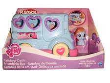 Playskool My Little Pony Rainbow Dash & Friendship Bus Non-Riding Toy Vehicle 