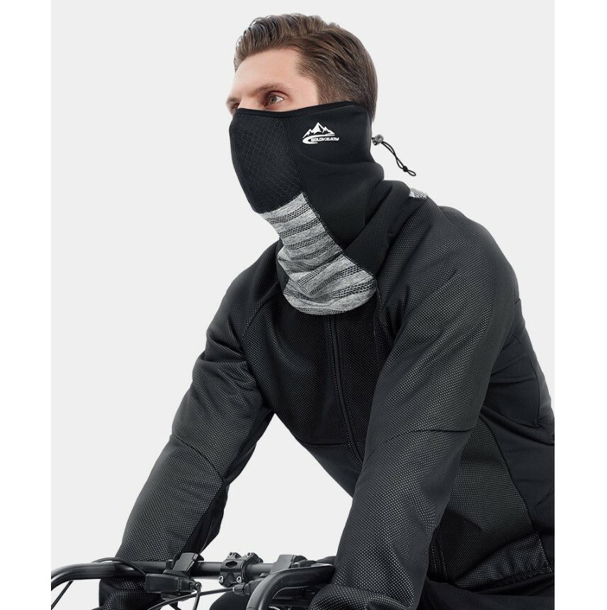 kenai dark Motorrad Neopren Maske Schädel Zähne mit Feinstaubfilter, Biker Mask skull teeth,Winddicht Staubdicht