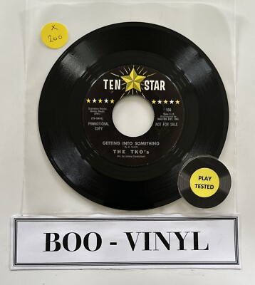 The TKO's - Getting Into Something 7  Promo Northern Soul / Funk Soul Vinyl VG+