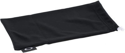 Original Oakley Sonnenbrille Mikrofaser Etui / Tasche schwarz (weißer Knoten)