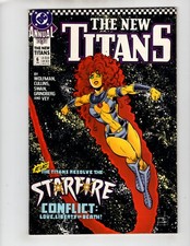 DC Comics The New Teen Titans Volume 2 Annual Book #6 VF+