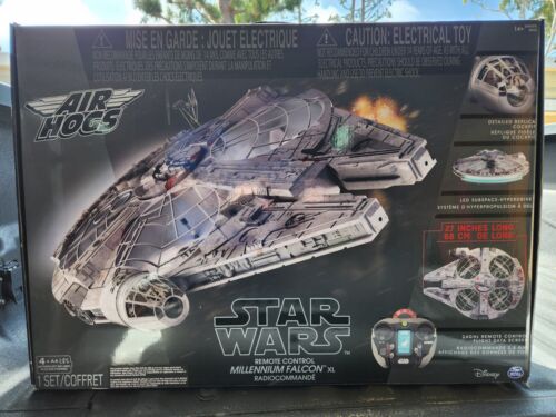 Star Wars Millennium Falcon Air Hogs Drone 2.4GHz Remote Control - Open Box