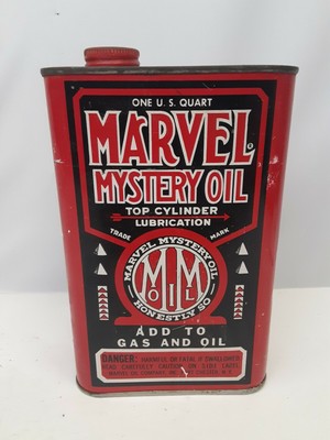 Rare No Upc Marvel Mystery Oil Lubricant 1 Qt Can Port Chester N Y 10573 Vtg Ebay
