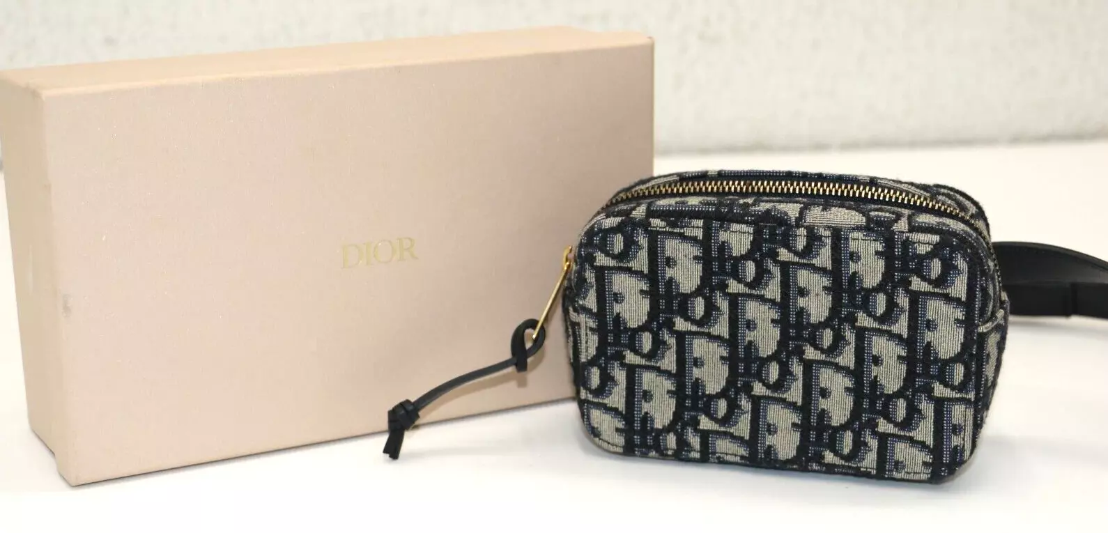 Pochette ceinture Christian Dior toile oblique