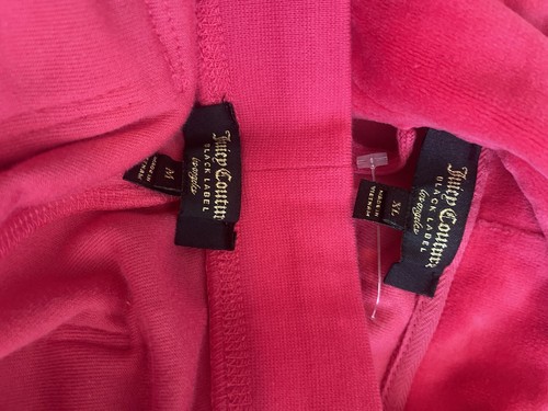 tuta juicy couture velluto rosa nuova taglia XL M nuova - Foto 5 di 6