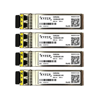 HP/HPE C8R25A MSA 2040 10GB SW iSCSI SFP+ Transceiver (4 Pack)