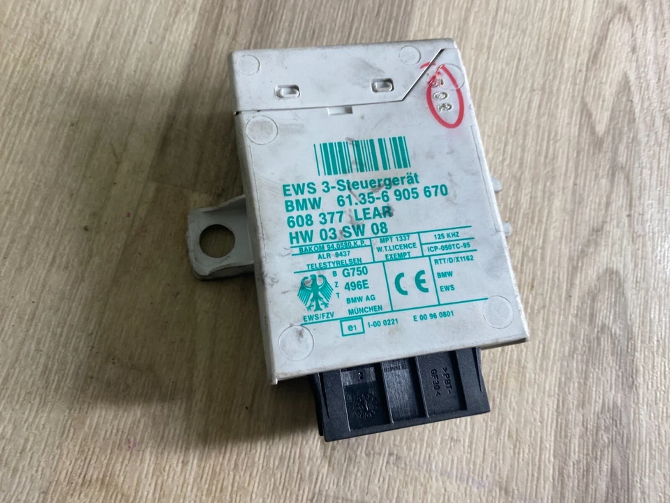 UNIDAD MÓDULO DE CONTROL INFORMÁTICO ANTIRROBO BMW OEM X5 E39 E53 99-06 Foto 2 de 3
