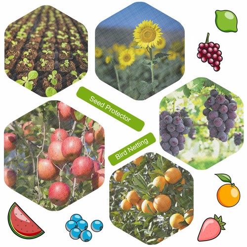 33FT Garden Anti Bird Bug Garden Netting Plant Fruit Barrier Mesh Protect Net US - Picture 65 of 67