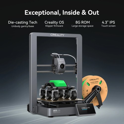 3D Printer 600mm/S Speed Direct Extruder AutoLeveling Dual Stable AllMetal Build - 第 3/7 張圖片