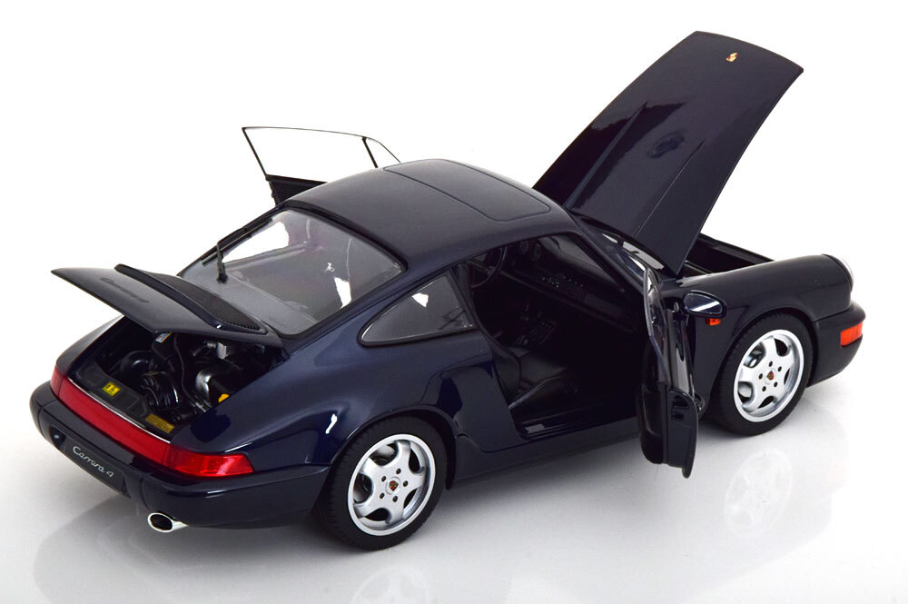 1:18 Norev Porsche 911 (964) Carrera 4 Coupe 1990 darkblue 1:18 Norev Porsche 911 (964) Carrera 4 Coupe 1990 darkblue