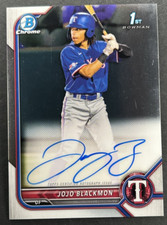 2022 Bowman Chrome 1st - JoJo Blackmon #CPA-JBN Texas Rangers - AUTO