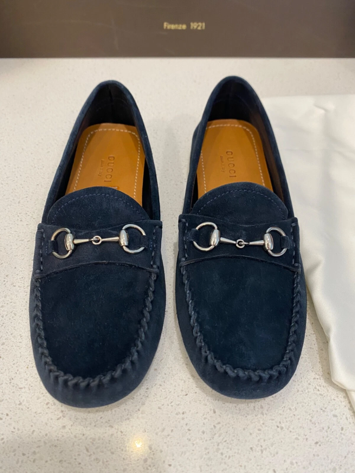 Chaussures femmes gucci softy tek mocassin chaussure de conduite, flambant neuf jamais porté