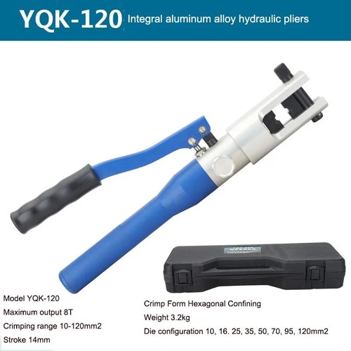 YQK-300 Aluminiumlegierung Hydraulikzange Tragbare Ultraleichte Crimpzange - Bild 7 von 18